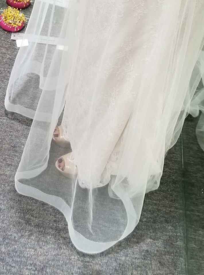 Seamstress cut my dress too short - wedding 7 days away
