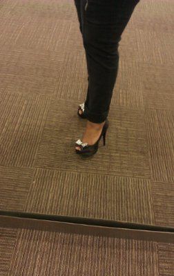 I can't stop looking at shoes ...