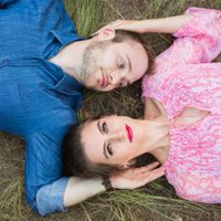 Makeup with red lipstick - 1