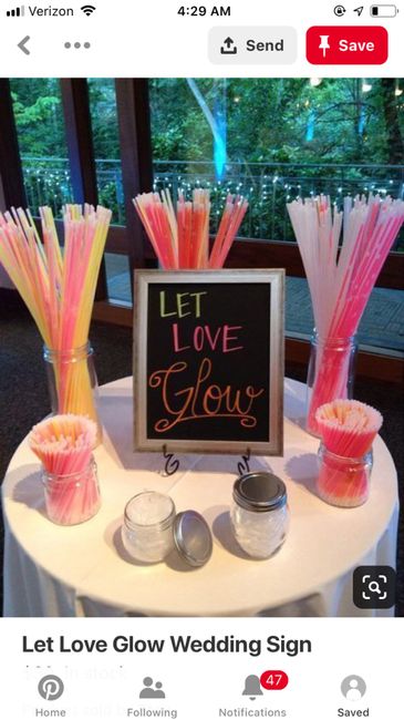 Glow-stick send off: yes or no? 1
