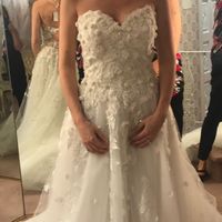 Not sure i like my dress/ bustle - 1