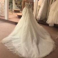 Not sure i like my dress/ bustle - 1