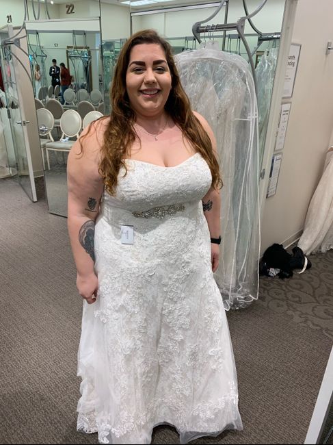 Let's see those A-line wedding dresses! 9