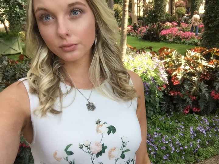 Engagement photos hair & makeup