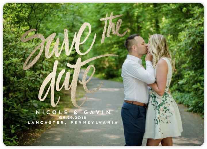 Show us your Save The Dates - 1