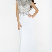 Prom dress as wedding dress