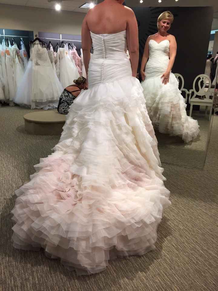 Show me your wedding dresses, and tell me where they are from,and the cost? :)
