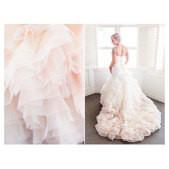 Blush wedding gown?