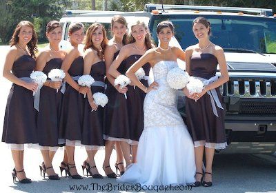 Flowers... About to order but which ones go better with the dress?