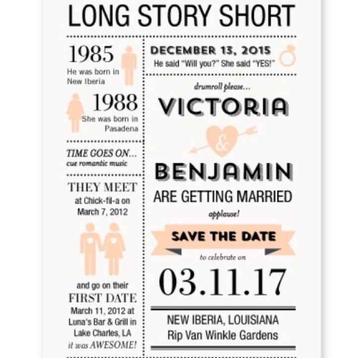 What did you use for "Save The Date" magnets?