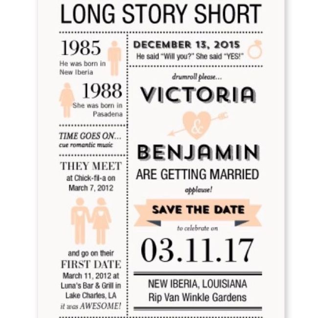 What did you use for "Save The Date" magnets?