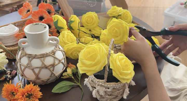 Do you have any diy floral projects for your wedding? - 1