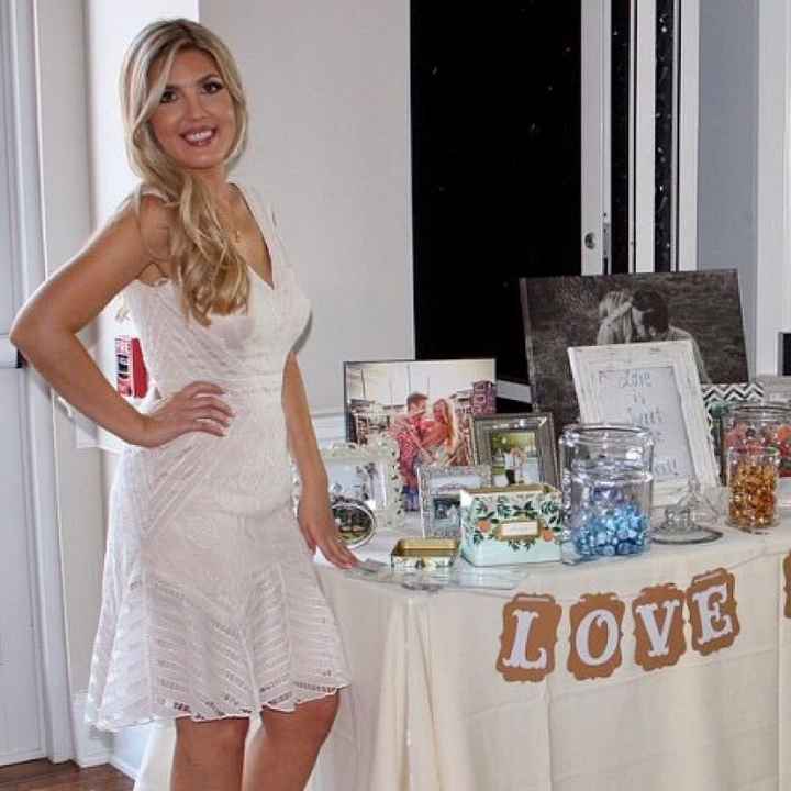 Bridal shower dress