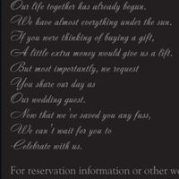  Declining Wedding Gifts - 1