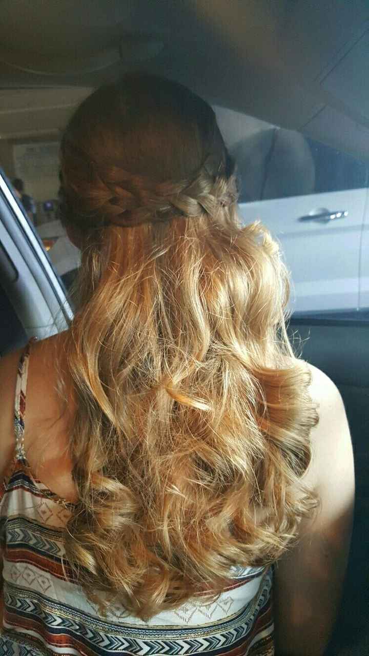 Wedding hair trial!