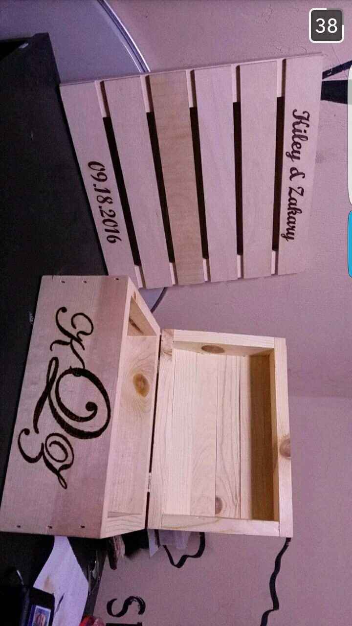 Card box and alternative guest book!