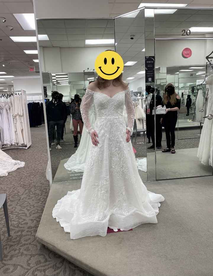 Reassurance after wedding dress doubts - 1