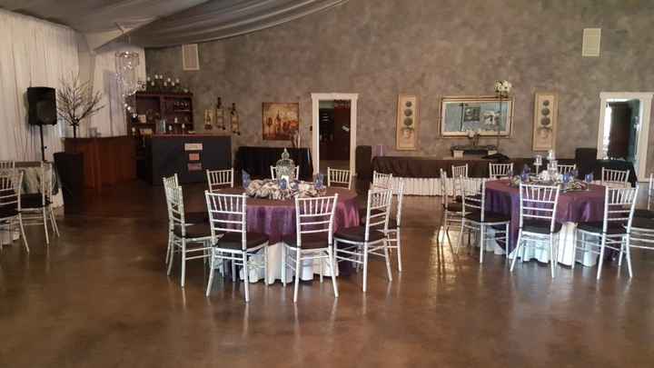 Venue is set up and ready