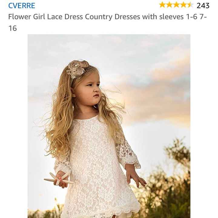 Flower girl dress - 1