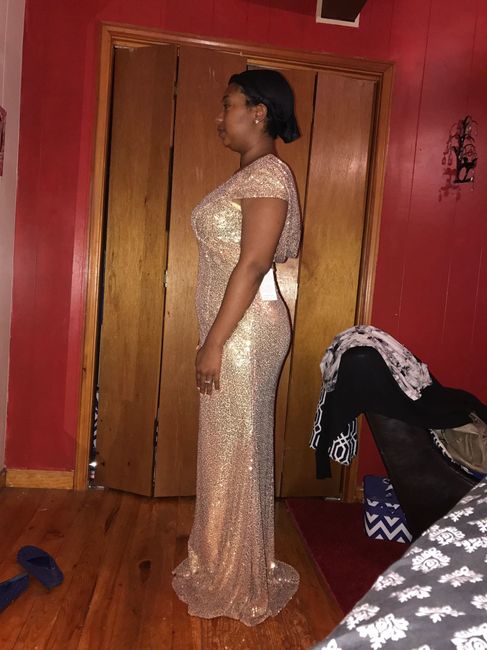 Trial BM dress came in today