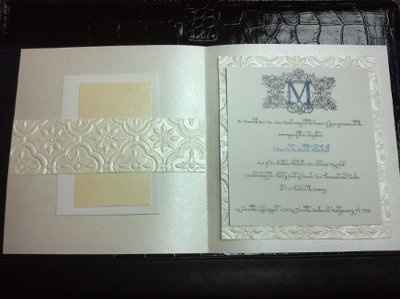 My finalized DIY invites! : )