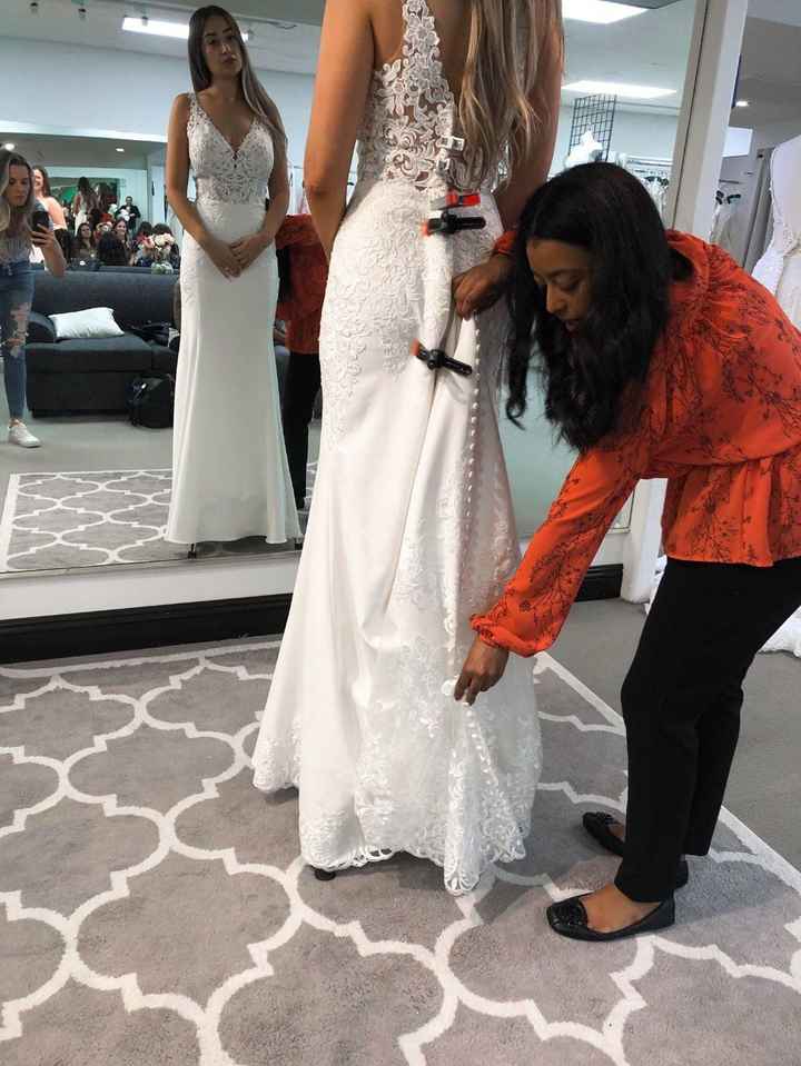 Wedding dress french bustle top