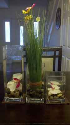 DIY centerpiece mock ups.... opinions pls!