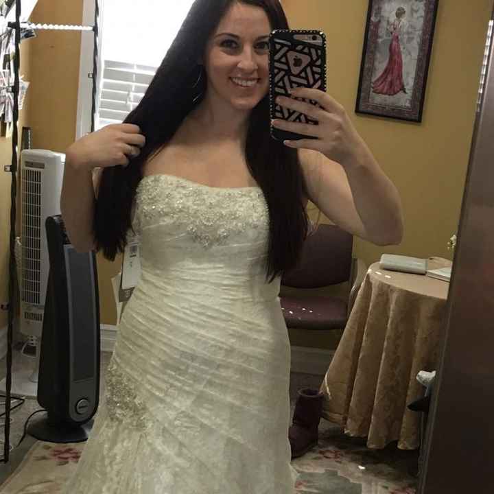 I said MAYBE to the dress....
