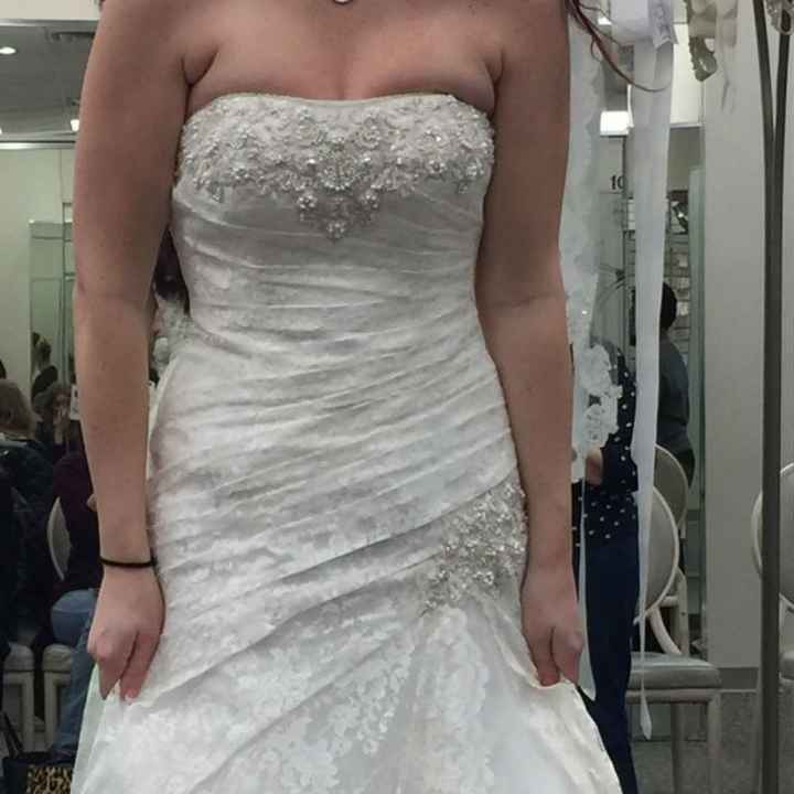 I said MAYBE to the dress....
