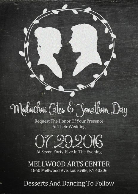 Let's see your wedding invites