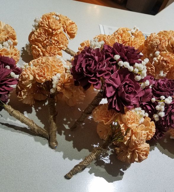 diy Sola Flower Bouquets 6