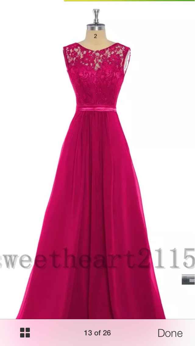 Bridesmaid dresses