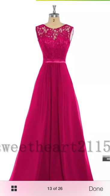 Bridesmaid dresses