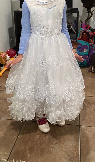 Flower girl dress with socks? 2