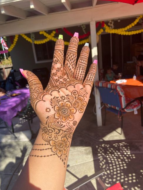 Pre wedding festivities: henna/mehndi 1