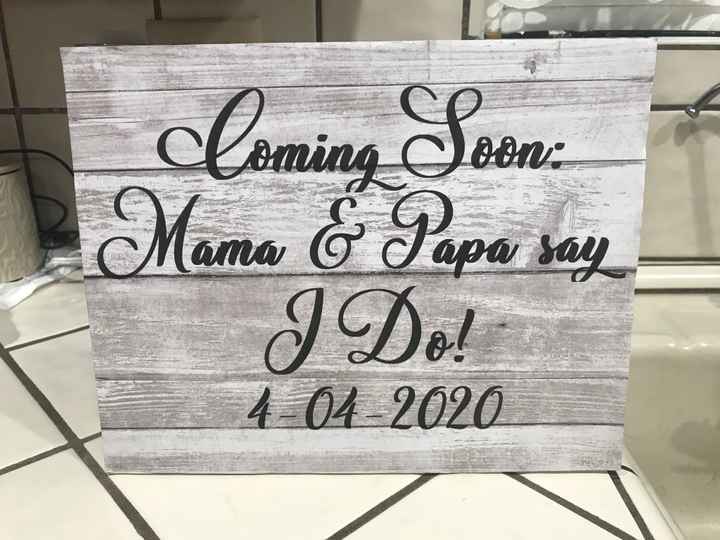 My easy diy save the dates - 1