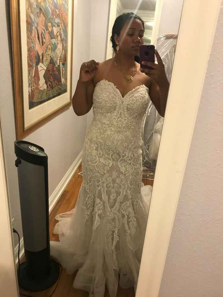 i bought my dress!! Then i got worried about the size i ordered - 1