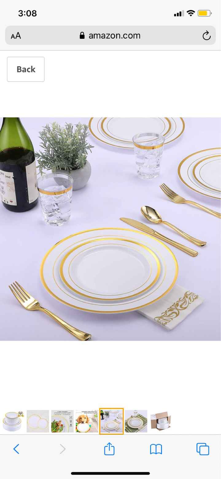 Quantity of Plastic plates and glassware, Do my numbers look ok? - 1