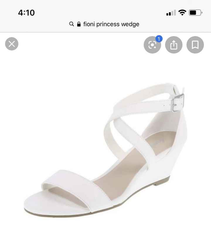 Bridal jewelry and shoe (small or no heel)  suggestions please!! - 1