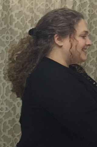 Did your dress impact your hair choices?