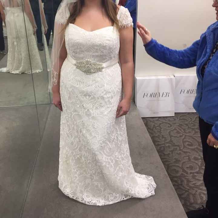 Let's see your wedding dresses.