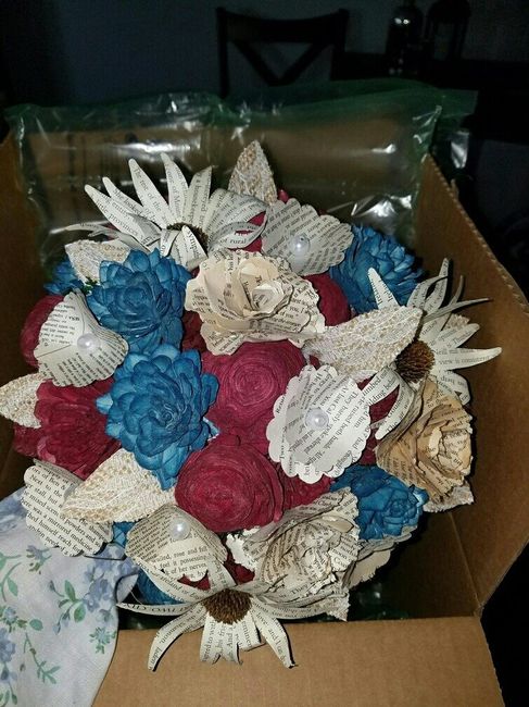 eco flower bouquet arrived!