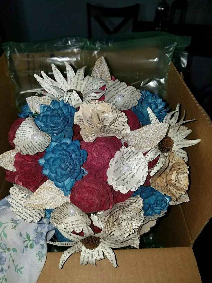 eco flower bouquet arrived!