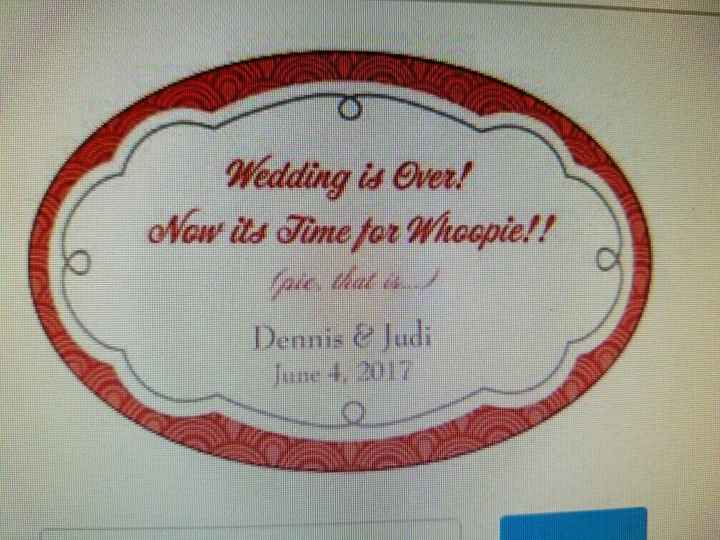 thoughts on these stickers for the favors..