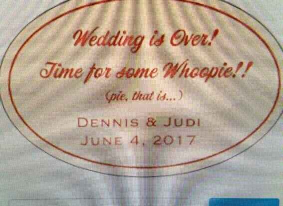 thoughts on these stickers for the favors..