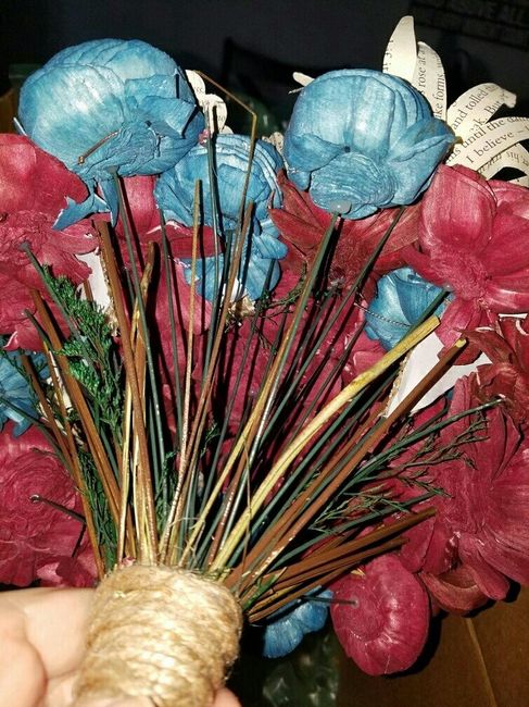 eco flower bouquet arrived!