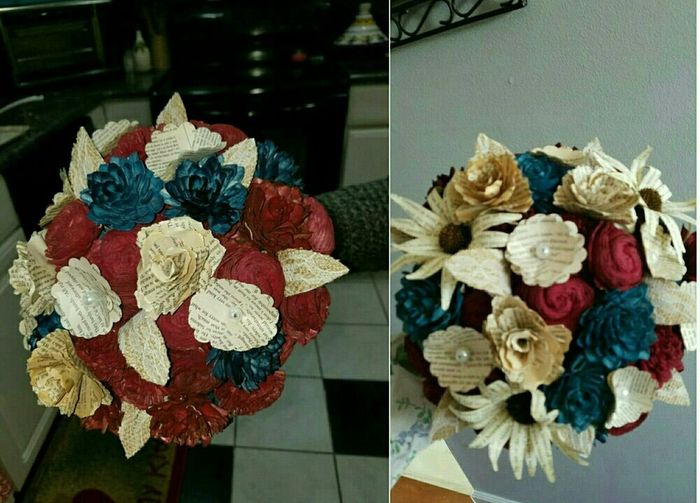 , let's see your wedding bouquet  ladies!!