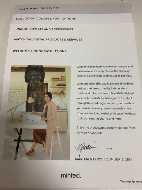 nyc brides- Minted invitation samples - 1