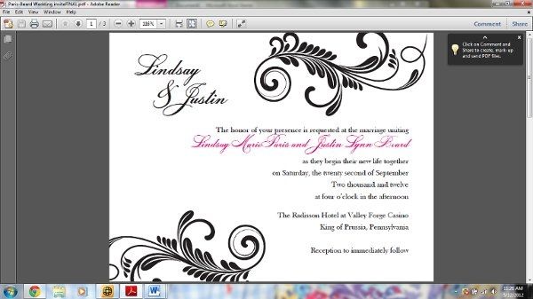 Show me your invitations! Post a pic here