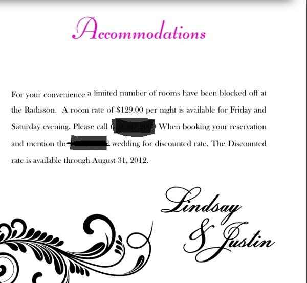 RSVP Wording Please offer suggestions :)